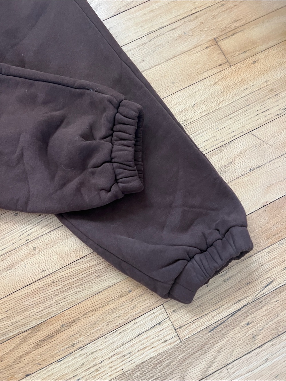 Comfrt Women's Brown Fleece Joggers - Cozy Track Pants - Picture 3 of 5